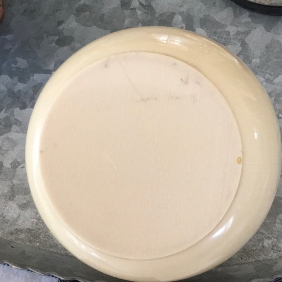 Antique Celluloid hand painted Cherub Powder Box - Picture 4 of 10